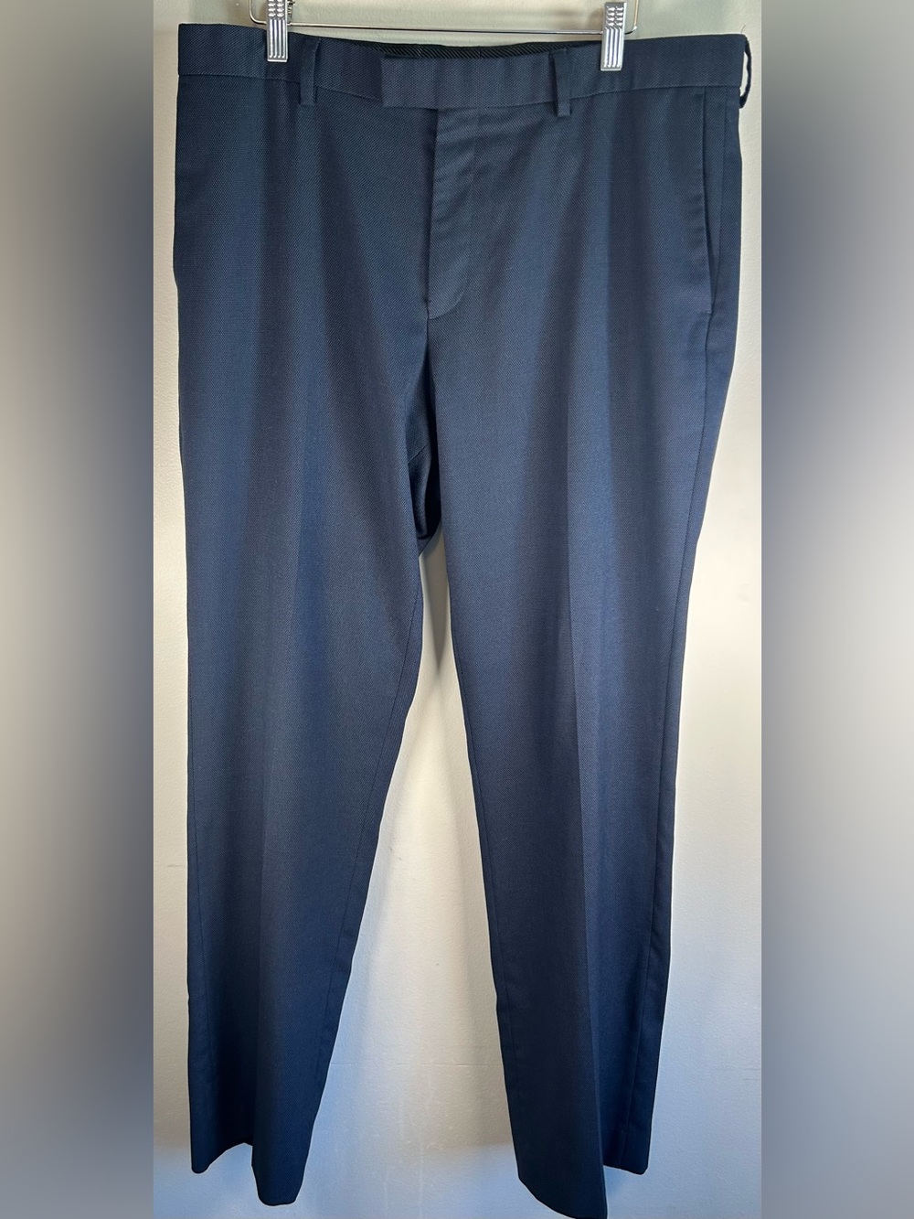 Banana Republic Men’s Suit Pants Fits 35x33 Slim Fit Navy Textured Dress Pants
